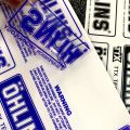 ohlins shock absorber sticker for motorcycle decals vinyl waterproof logo transparent transfer stickers. 
