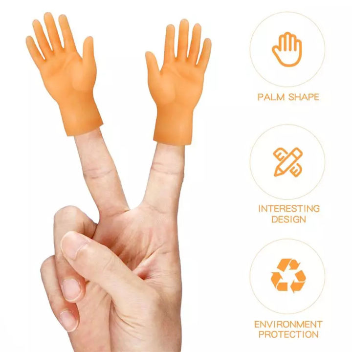 for Game Party Funny Mini Cartoon Left Right Hand Finger Toys Tiny ...