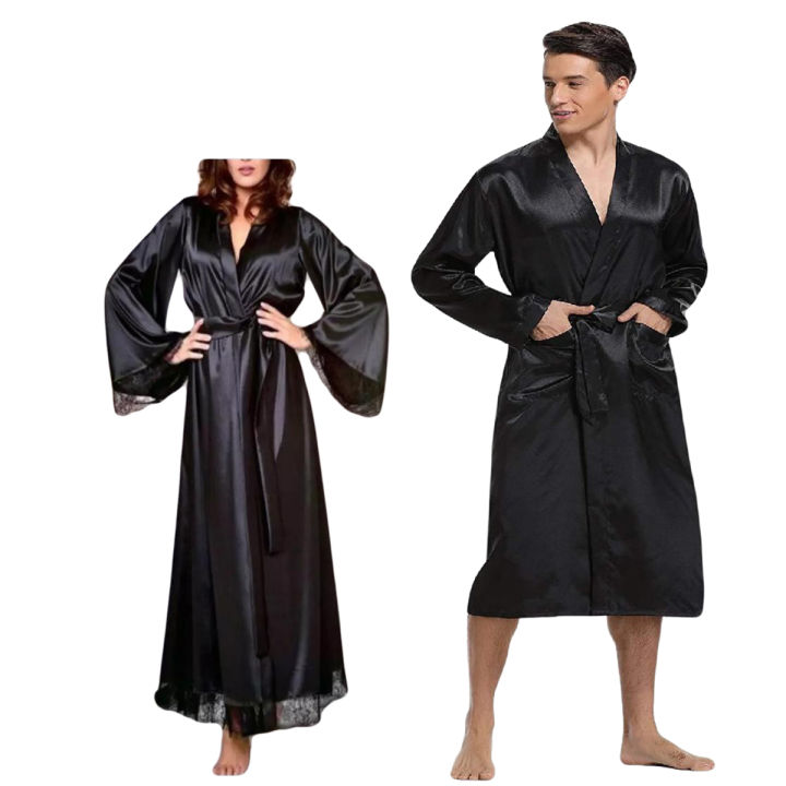 Korean%20Satin%20Silk%20Nighty%20-%20Hot%20Beautiful%20Bridal%20Sexy%20Honeymoon%20Robe%20Gown%20Nightwear%20For%20Couples%20With%20Bikni%20Set%20Luxurious%20Silky%20Feel%20and%20Look%20The%20Fabric%20is%20Soft%20and%20The%20Dressing%20Sleepwear%20Gown%20is%20Lightweight%20Night%20Dress%20Nighties%20For%20Men%20Women%20(Hhsons)%20-%20Image%208