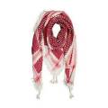 Blended Arabic Head Scarf For Men - Red & White. 