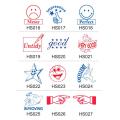 Shiny Pre-Ink Stamp Red Color HS-020 High Quality Stamp For Schools & Teachers Customised Stamp. 
