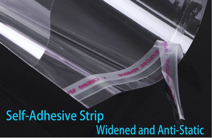 Bundle%20of%2040%20(4%20X%208%20Inch)%20Resealable%20Cellophane/BOPP/OPP%20Cello%20Poly%20Transparent%20Plastic%20Bags%20For%20Storage%20Self%20Adhesive%20Polythene%20Peel%20+%20Seal%20Bags%20For%20Packing,%20Chamak%20Theli.%20-%20Image%205