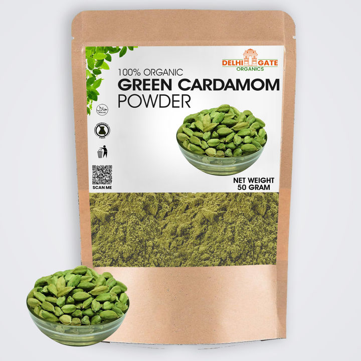 Green Cardamom Powder | Sbz ilachi | Sabz iIaichi | Choti Elaichi | Sabaz Elachi - 50 Grams