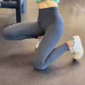 Knitted yoga tight fitting leggings summer thin women's shark pants Barbie pants for external wear. 
