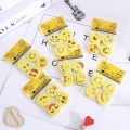 Pack of 04 Emoji Smiley Erasers for Girls Kids Boys cute rubber for kids Non-Toxic Eraser  (Multicolor). 