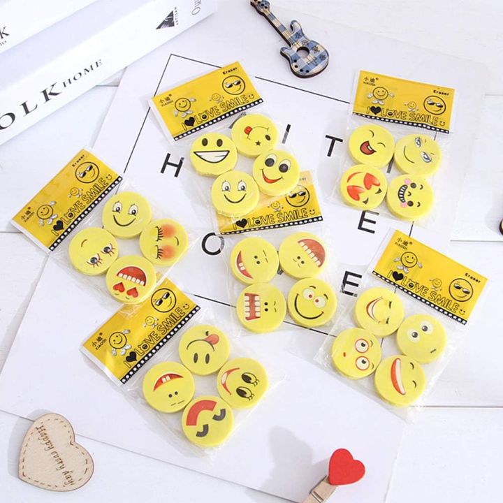Pack%20of%2004%20Emoji%20Smiley%20Erasers%20for%20Girls%20Kids%20Boys%20cute%20rubber%20for%20kids%20Non-Toxic%20Eraser%20%20(Multicolor)%20-%20Image%207