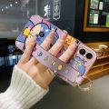 YIWESAN For iPhone 6 Plus Case With Wristband New Design Phone Case For Girl Women Pattern Shockproof Plating Silicone Casing Cartoon Fashion Donkey Full Cover SoftCase Protection Cases. 
