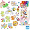 5D Diamond Painting DIY for Kids Sparkle GEM Art Craft Kit Diamond Stickers Crafts Creative Sticker Toys for Children's Gifts. 