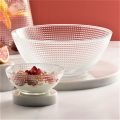 Imported High Quality Generation Crystal Design Glass Bowl (Large). 