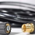 Pressure Washer Pipe Extension Connector For M22-15mm Pipe - Brass Hose Joiner For 2 Pressure Pipes. 