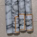 Marble Sheet Sticker 60cm x400cm  Waterproof Anti Oil and Heat Resistant Pvc Glossy Marble Texture Design Sticker. 