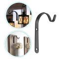 Set of 10 Hanging Basket Hooks Iron Wall Hanging Curved Up Plant Hook. 