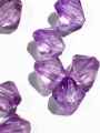 Pack of 40gms Beads of 6mm. Purple Cut Dana Acrylic Beads For DIY Jewelry Making, Jewelry, DIY, Dresses And Crafting Accessories.. 