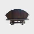 Wooden Tissue Box l Wheel Wood Tissue Holder l Wood Wagon Tissue Container l Creative Wooden Tissue Box l CNC Cutting Wooden Tissue Box for Bedroom l Home Decor Accessoriesl. 