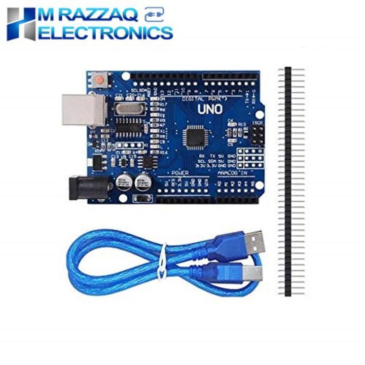 Arduino Uno R3 SMD Improved Development Version With USB Cable in Pakistan