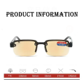 Reading Glasses Men HD Presbyopia Glasses Fashion Eyeglasses +1.0 To +4.0 Retro Glasses for Men. 