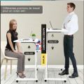 Home Office Computer Desk|Mobile Side Table |Bed Table Home Can Be Raised and Lowered,Workstation for Home Office Desk and Student Table. 