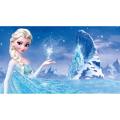 SIZE : 2 x 1 Feet - Frozen Princess Cartoon Style Design Self Adhesive Wall Stickers for Shop, Baby, Bedroom, Home, Game, Kids, School, Girl, Birthday Gift, Decor Decoration Lovers - Printed Multi color - Rising Arts. 
