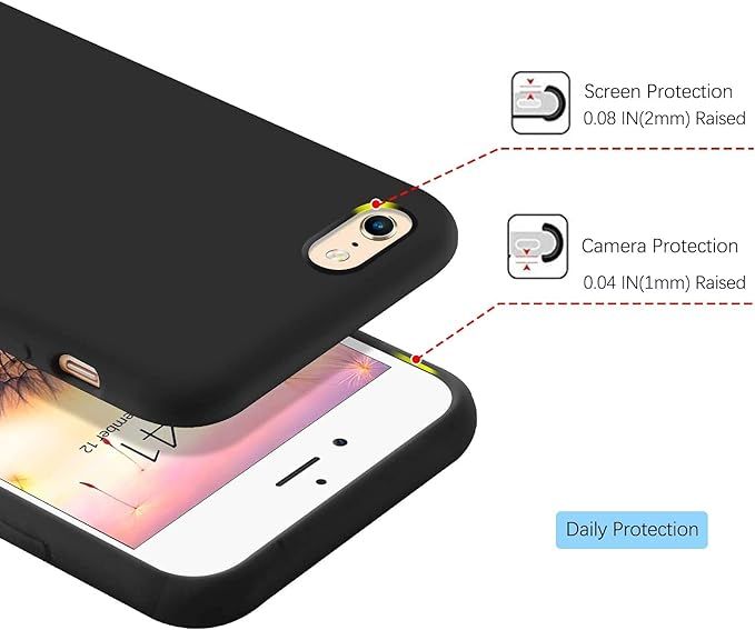 IPHONE%206%20PLUS%20OR%206S%20PLUS%20MATTE%20BLACK%20FLEXIBLE%20TPU%20CASE%20SLIM%20COVER%20-%20SHOCKPROOF%20-%20Image%204
