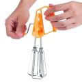 Online Karachi Cycle Hand Beater and Egg Whisk Steel Mixer With Stainless Steel Handle Milk Egg Juice Solution Beater Blender. 