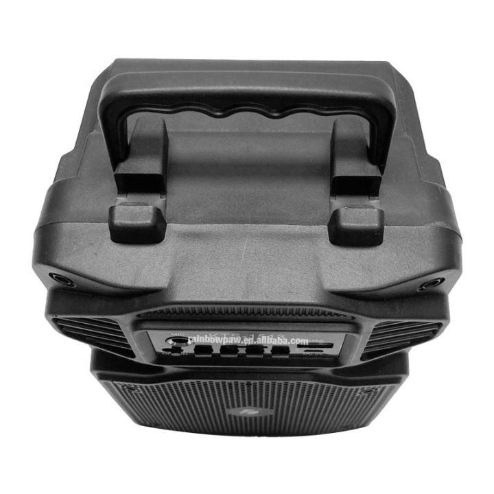 Portable Bluetooth Audio Speaker MP3 Music Player  Karaoke Party Box with Wired Microphone