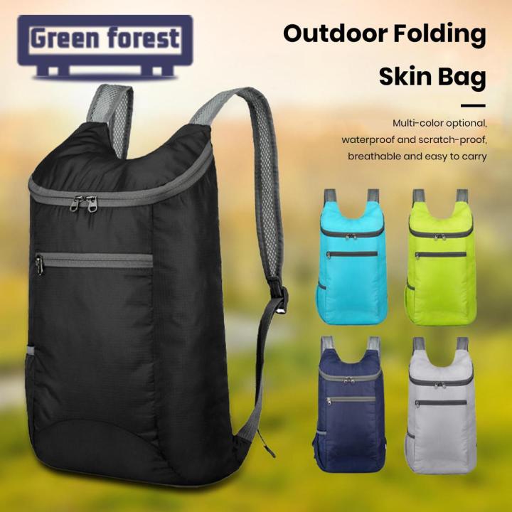 Green forest Outdoor Daypack Large Capacity Men Women Foldable Backpack Daraz.pk