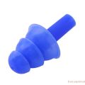 1 pair Silicone Ear Plugs Anti Noise Snore Earplugs Comfortable For Study Sleep. 
