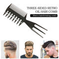 Professional Double Side Tooth Combs Fish Shape Hair Brush Barber Hair Dyeing Cutting Coloring Brush Wide Tooth Hair Comb Plastic Pro Men Classic Brush Large Teeth Styling Tool New Wide Teeth Hairbrush Comb Men Beard Hairdressing Brush Barber Sh. 