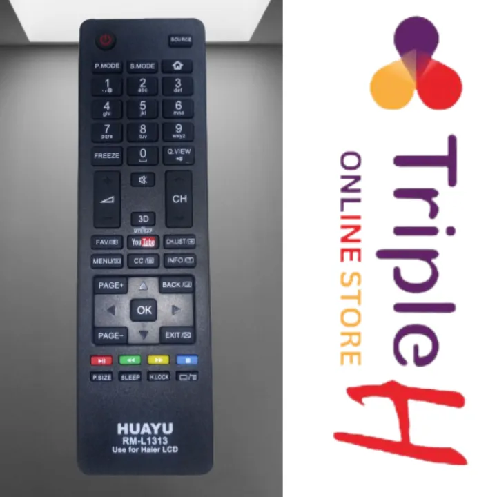 Haier_%20LCD/LED%20Universal%20Remote%20Control%20Original%20Huayu%20RM-L1313%20With%20Social%20Buttons%20Replecement%20of%20Original%20Haier_%20Smart%20LCD/LED%20Tv%20Remote%20Soft%20Press%20Buttons%20%7C%20Triple%20H%20-%20Image%2010