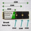 WD GREEN M2 SATA SSD 128GB / 256GB MULTI SIZE SOLID STATE DRIVE FOR LAPTOP / PC DOUBLE CUT. 