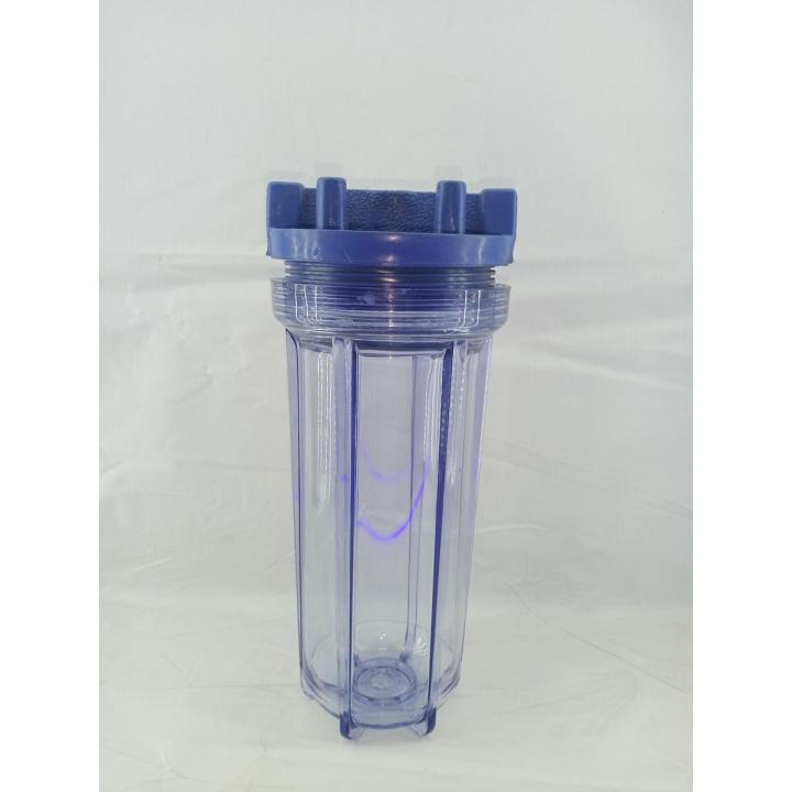 WATER FILTER HOUSING 10 INCHES - WATER FILTER JUG WITH CAP - COMPLETE WATER FILTER HOUSING 10 INCHES
