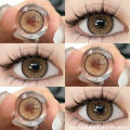 Shade Name: Matte Hazel / Big Eye Lenses / Soft Colored Contact Lenses / Fashion Lenses / Original Korean Lenses / Fashion Lenses With Free Starter Kit. 