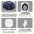 EXORT USB Powered Electric Photocatalytic Anti Mosquito Killer Lamp UV Photocatalyst Bug Insect Trap Light Pest Control - Mosquito Killer - White. 