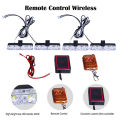 16 LED Universal Car Grill Smart Daytime Running Flasher DRL LED Light White Strobe Flashing Modes Light For All Cars & Jeep 4x4, Strobe Light 4 Pcs Set With Remote Control. 