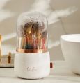 AJM   Luxury 360 Degree Rotating Makeup Brush Holders, with lid clear makeup brush organizer holder caddy,Rotating Dustproof Make Up Brushes Container with Clear Acrylic Cover,for Lipsticks, Bathroom Vanity, Dresser. 