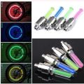 【COD+Ready Stock + FREE Shipping 】1Pcs Neon Bike Spoke Lights Bicycle LED Light Tire Valve Cap Flashlight Wheel Spoke Lightweight Car Motorcycle Accessories. 