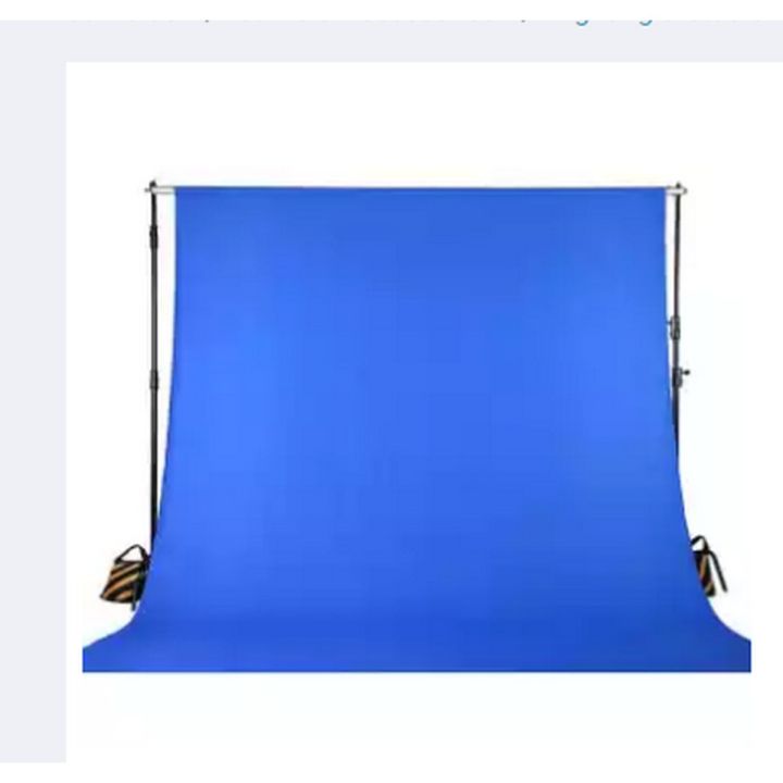 3x5ft Blue Screen Chroma Key Studio Backdrop Video Photo Background Removing Sheet non-woven fabric-Professional for Photo Studio
