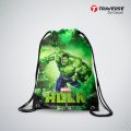 Traverse  Hulk Marvel Drawstring Bags For Girls / Bags For Kids / Bags For Boys ( Digital Printed On Cloth ) Bags hand bag for girls bags for girls. 