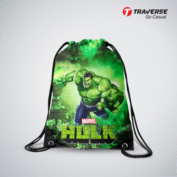 Traverse  Hulk Marvel Drawstring Bags For Girls / Bags For Kids / Bags For Boys ( Digital Printed On Cloth ) Bags hand bag for girls bags for girls