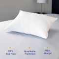 Ball Fiber Bed Pillow 1 PC Home & Hotel Collection White Sleeping Pillow Polyester Filling. 