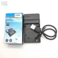LI-40C LI-41C 40C 41C USB Charger for Olympus LI-42B 42B LI 40B ENEL10 K7006 FNP45 Battery Digital Camera FE160 FE280 FE290. 