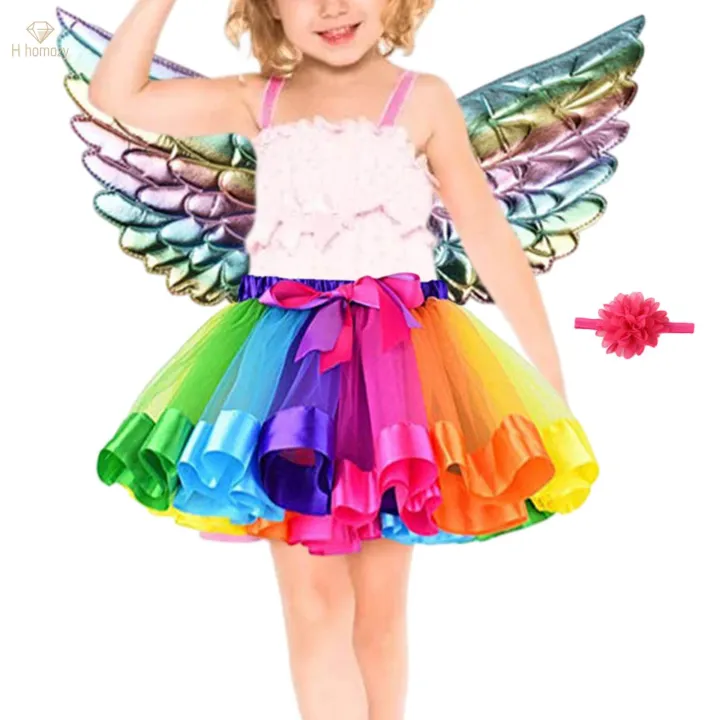 Girls%20Fairy%20Costume%20Set%20Butterfly%20Wing%20Costume%20Outfit%20for%20Halloween%20Party%20for%20height%20100cm%20-%20Image%204