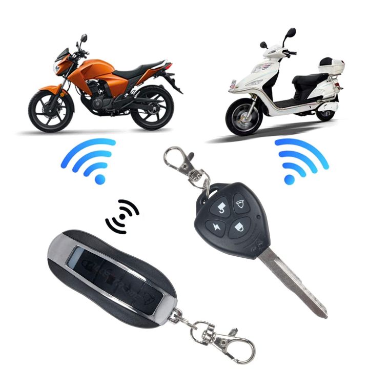 Bike Security Alarm System With Remote Control For All Bikes