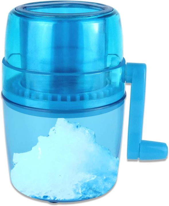 Techmanistan Ice Gola Maker Machine, Slushy Manual Ice Crusher Crushed Slush Maker, No Electricity Required