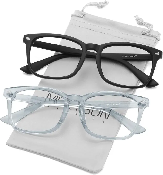 MEETSUN%20Blue%20Light%20Blocking%20Glasses,%20Anti%20Eye%20Strain%20Headache%20(Sleep%20Better),Computer%20Reading%20Glasses%20UV400%20Transparent%20Lens%20-%20Image%208