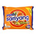 Samyang Original Spicy Soupy Noodles family Pack | Orange Spicy Noodles Pack Of 5 | Korean imported Noodles. 