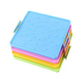 16x16cm Double Sided Geoboard Nails Peg Board Elastic Bands Kids Teaching Aids. 