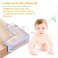 Silicone Table Corner Protector With Tape Bed Furniture Glass Table Soft Plastic Corner Protector Baby & Kids Safety Equipment Anti collision Edge Child Corner Guards Guard. 