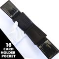 Genuine 100% Cow Leather 16 Card Holder Slim Wallet for Men. 