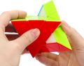 Pyramid 4x4 Rubik Cube Mind Game. 